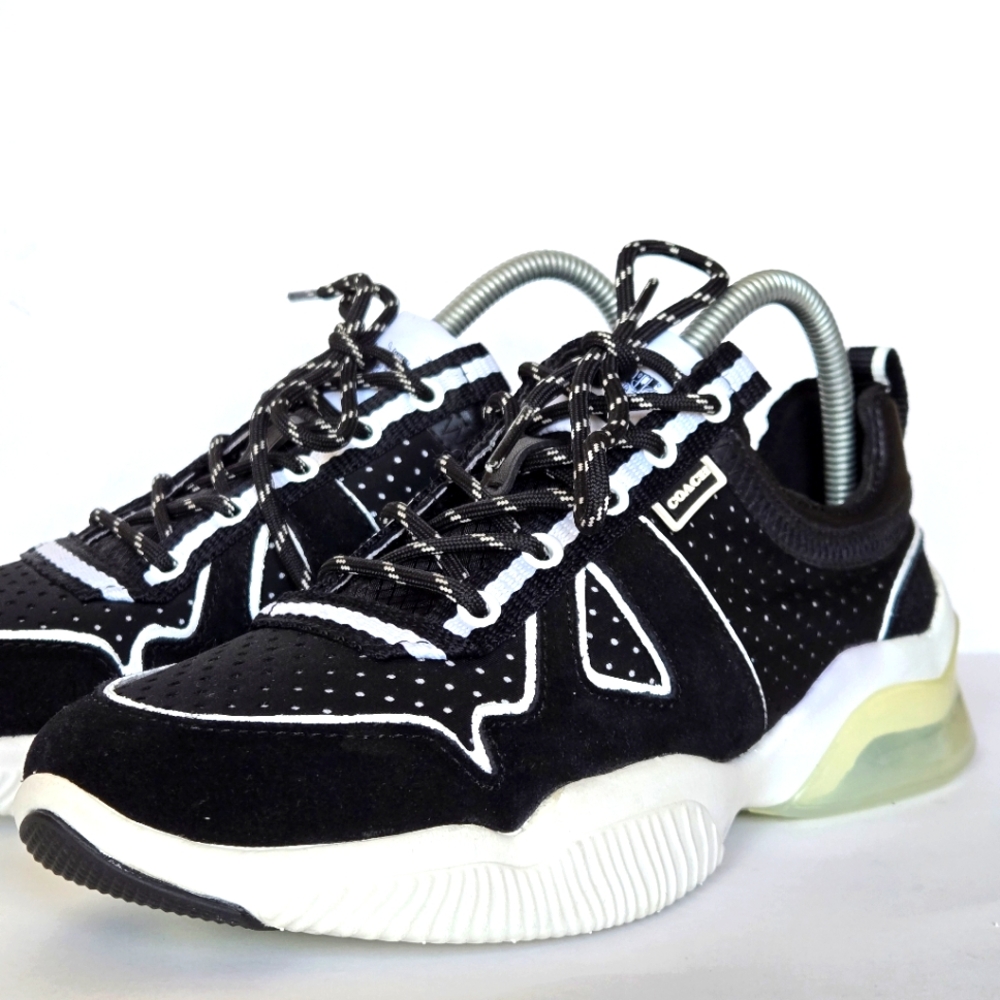 Coach City Sole runners size 8B black and white EUC - Picture 4 of 8